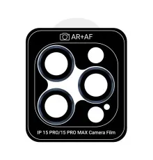 Скло захисне Armorstandart Camera Pro Apple iPhone 15 Pro / 15 Pro Max Blue Titanium (ARM73320)