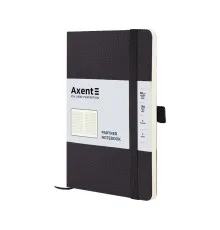 Книга записная Axent Partner Soft Skin 125x195 мм в гибкой обложке 96 листов в клетку Черный (8616-01-A)