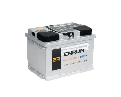 Акумулятор автомобільний ENRUN 60 А + лівий (L2) (600 пуск)