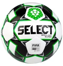 М'яч футбольний Select Brillant Super PFL білий, сірий Уні 5 (5703543277612)