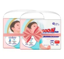 Підгузки GOO.N Plus для дітей 13-25 кг розмір XXL унісекс 56 шт (21000634-2)
