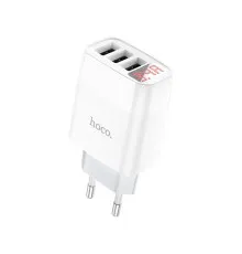 Зарядное устройство HOCO C93A Easy charge White (6931474760593)