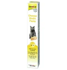 Паста для животных GimCat Cheese Biotin Paste творог с биотином 100 г (4002064401010)