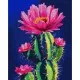 Картина по номерам Santi Цветущий кактус, 40*50 см алмазная мозаика (954871)