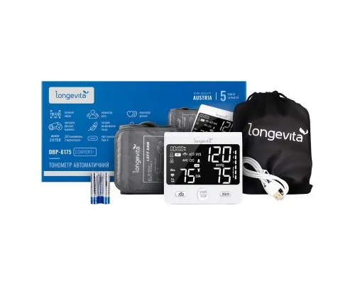 Тонометр Longevita Авт.вимір.артер.тиску LONGEVITA DBP-6175 (DBP-6175)