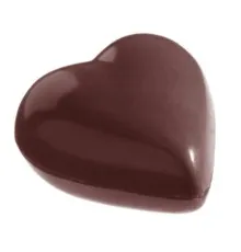 Форма для шоколаду Chocolate World Серце 33x33x11 мм 2х7,5 г 21 шт (1106 CW)