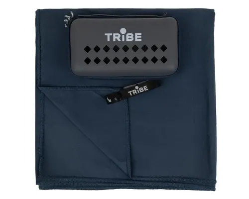 Туристическое полотенце Tribe з мікрофібри в чохлі Pocket Towel 60х120 L Navy (T-LC-0001-L-navy)