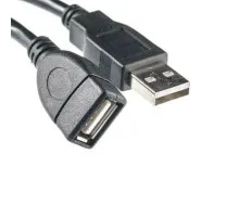 Дата кабель USB 2.0 AM/AF 0.1m PowerPlant (KD00AS1209)