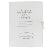 Папка на зав'язках Buromax А4, carton 0,4мм (single cut) (BM.3357)