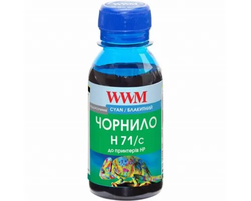 Чорнило WWM HP №711 100г Cyan (H71/C-2)