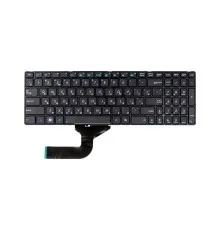 Клавіатура ноутбука PowerPlant ASUS A52,K52,X54 (K52ver) чорний, чорний фрейм (KB311699)