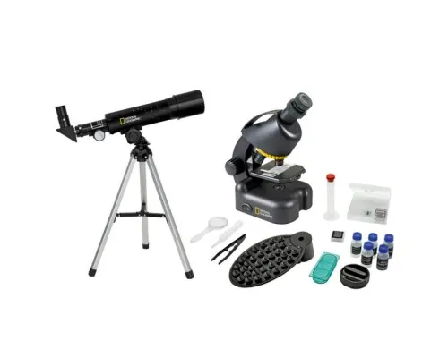 Микроскоп National Geographic Junior 40x-640x + Телескоп 50/360 + Кейс (926260)