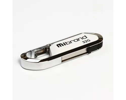 USB флеш накопичувач Mibrand 32GB Aligator White USB 2.0 (MI2.0/AL32U7W)