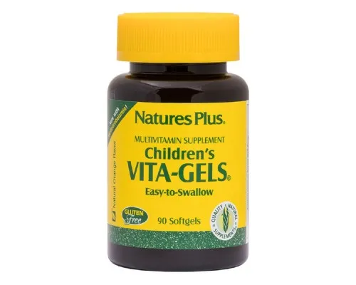 Витаминно-минеральный комплекс Natures Plus Комплекс Витаминов Для Детей, Children's Vita-Gels, Nature's (NAP-02998)