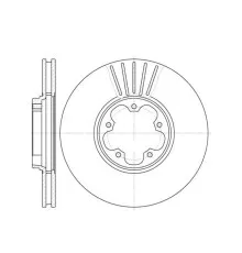 Гальмівний диск REMSA 6609.10