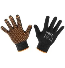 Захисні рукавички Neo Tools робочі, бавовна і поліестер, пунктир, р. 8 (97-620-8)