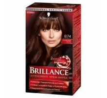 Фарба для волосся Brillance 874-Оксамитовий каштан 142.5 мл (4015000535328)