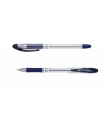 Ручка масляная Buromax MaxOFFICE, 0,7мм, резин. грипп, пласт. корпус, синие чернила (BM.8352-01)