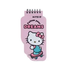 Блокнот Kite на спіралі Hello Kitty 50 аркушів, нелінований (HK22-465)