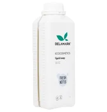 Жидкое мыло DeLaMark Свежие нотки 1 л (4820152331939)
