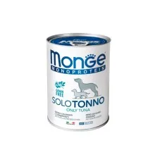 Консервы для собак Monge Dog Solo 100% тунец 400 г (8009470014243)