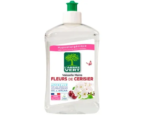 Засіб для ручного миття посуду LArbre Vert Цвіт вишні 500 мл (3450601028434)