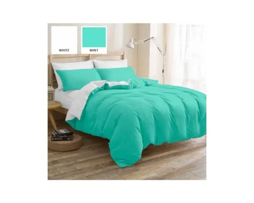 Постільна білизна MirSon King Size Бязь Premium White-mint (11-2107+11-2208) 220х240 (2200001172524)