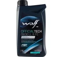 Моторное масло Wolf OFFICIALTECH 0W30 LL III FE 1л (1044342)