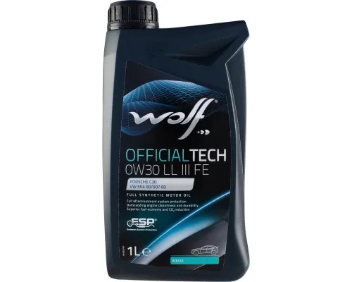 Моторное масло Wolf OFFICIALTECH 0W30 LL III FE 1л (1044342)