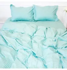 Підковдра MirSon Satin Stripe 30-0015 Green Wave 160х220 см (2200005253380)
