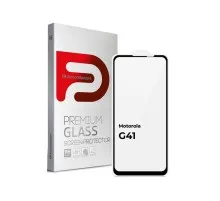 Скло захисне Armorstandart Full Glue Motorola G41 Black (ARM65485)