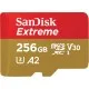 Карта памяти SanDisk 256GB microSD class 10 UHS-I U3 Extreme (SDSQXAV-256G-GN6MN)