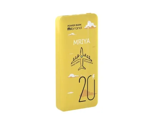 Батарея універсальна Mibrand 20000 mAh Mriya Yellow (MI20K/Mriya)