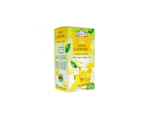 Чай Ahmad Tea травяний з лимоном та імбиром 20х2 г (54881016803)