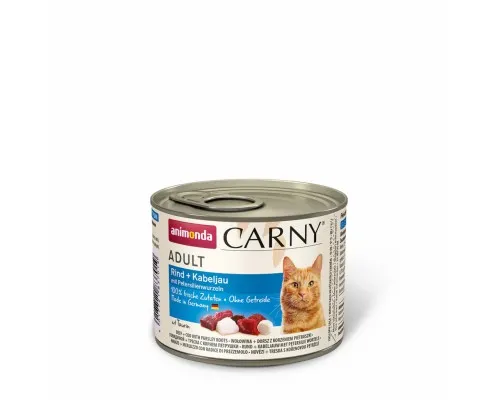 Консерви для котів Animonda Carny Adult Beef + Codfish with Parsley roots 200 г (4017721837019)