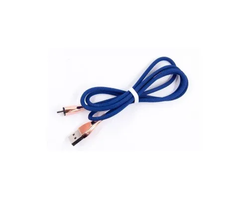 Дата кабель USB 2.0 AM to Micro 5P 1.5m blue Dengos (NTK-M-DL-SET-BLUE)