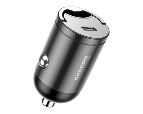 Зарядний пристрій Baseus Tiny Star Mini PPS Car Charge USB-A Gray (VCHX-B0G)