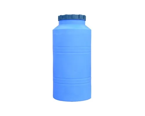Емкость для воды Пласт Бак вертикальная пищевая 200 л синяя (12429)