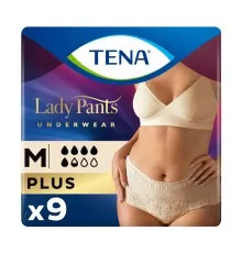 Підгузки для дорослих Tena Lady Pants Plus M для жінок 9 шт Creme, East (7322540920772)