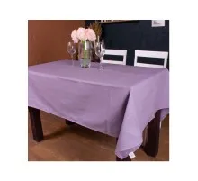 Скатертина MirSon Рогожа №214 Lavender 130x130 см (2200006738398)