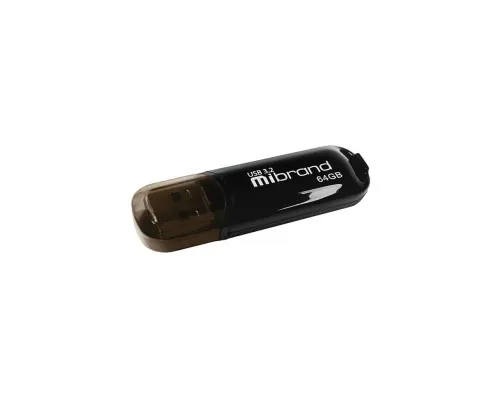 USB флеш накопичувач Mibrand 64GB Marten Black USB 3.2 (MI3.2/MA64P10B)