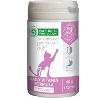 Пробіотична добавка для тварин Nature's Protection Daily Vitamins для зміцнення імунітету та покращення травлення 60 г (CAN63299)