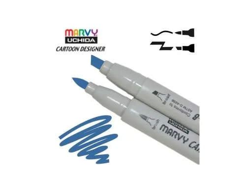 Художній маркер Marvy двосторонній 1900B-S Блакитний (752481291032)