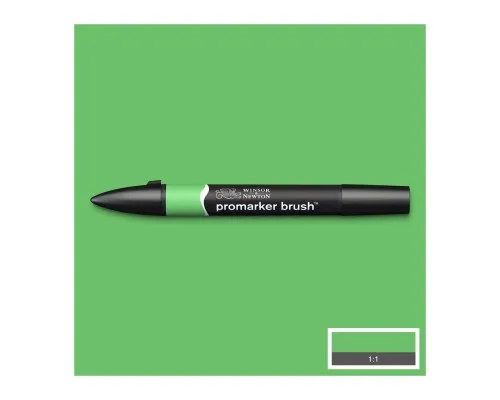 Маркер Winsor&Newton двусторонний Brushmarker, (G457) Травяной (884955043141)