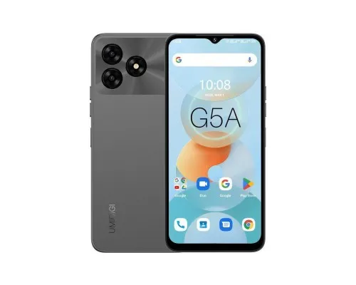 Мобильный телефон Umidigi G5A (MP38) 4/64Gb Gray (6973553523309)