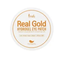 Патчі під очі Prreti Real Gold Hydrogel Eye Patch Гідрогелеві із золотом 60 шт. (8809738321935)