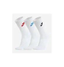Шкарпетки Nike U NK NSW EVERYDAY ESSENTIAL CR DX5025-911 46-50 3 пари Білі (196148785753)