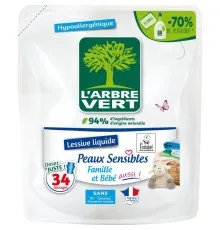Гель для прання L'Arbre Vert Чутлива шкіра запасний блок 1.53 л (3450601046414)