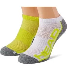 Шкарпетки Head Performance Sneaker 2 пари 791018001-004 Жовтий/Сірий/Білий 35-38 (8720245076425)