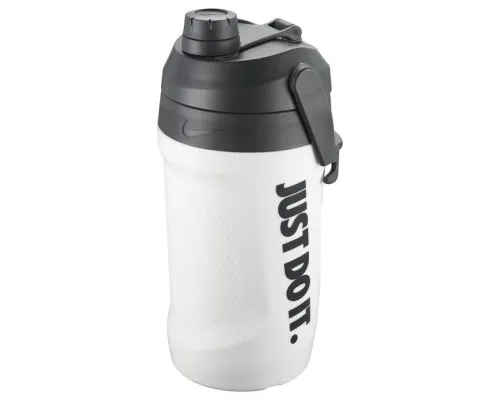 Бутылка для воды Nike Fuel Jug 40 OZ білий, антрацит 1182 мл N.100.3110.153.40 (887791410719)